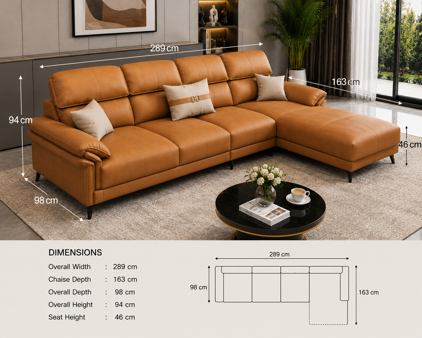 Chelsea L Shape Sofa - Image 7