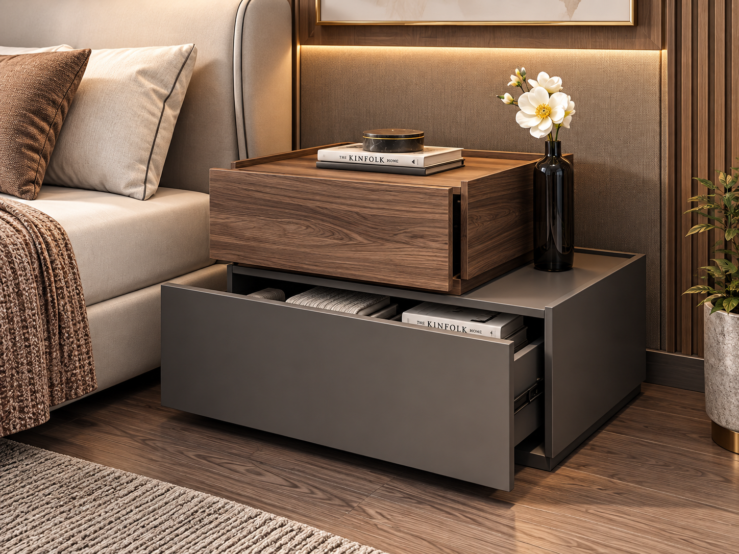 Mesita Elegant Bed Side Table - Image 4