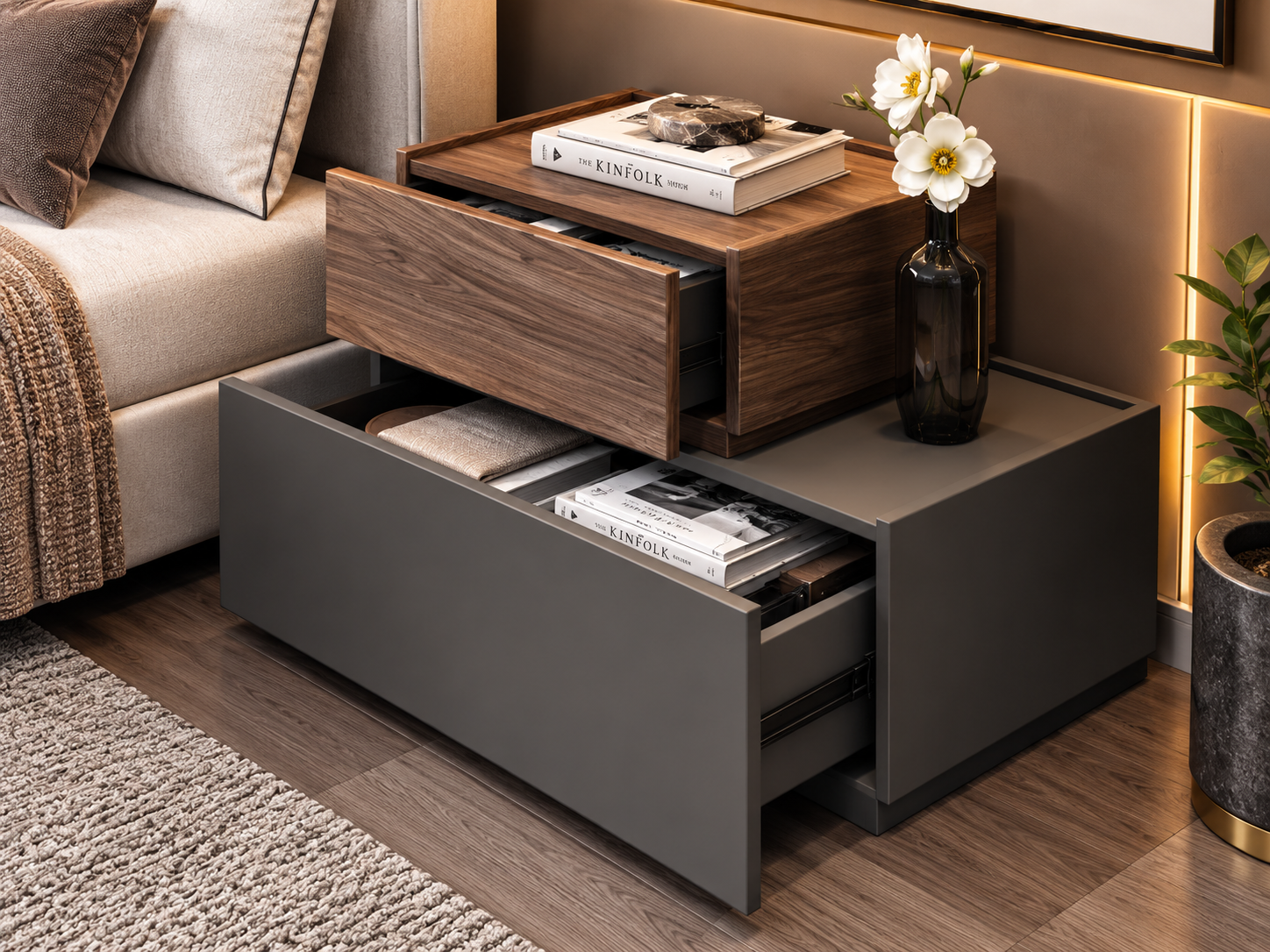 Mesita Elegant Bed Side Table - Image 3
