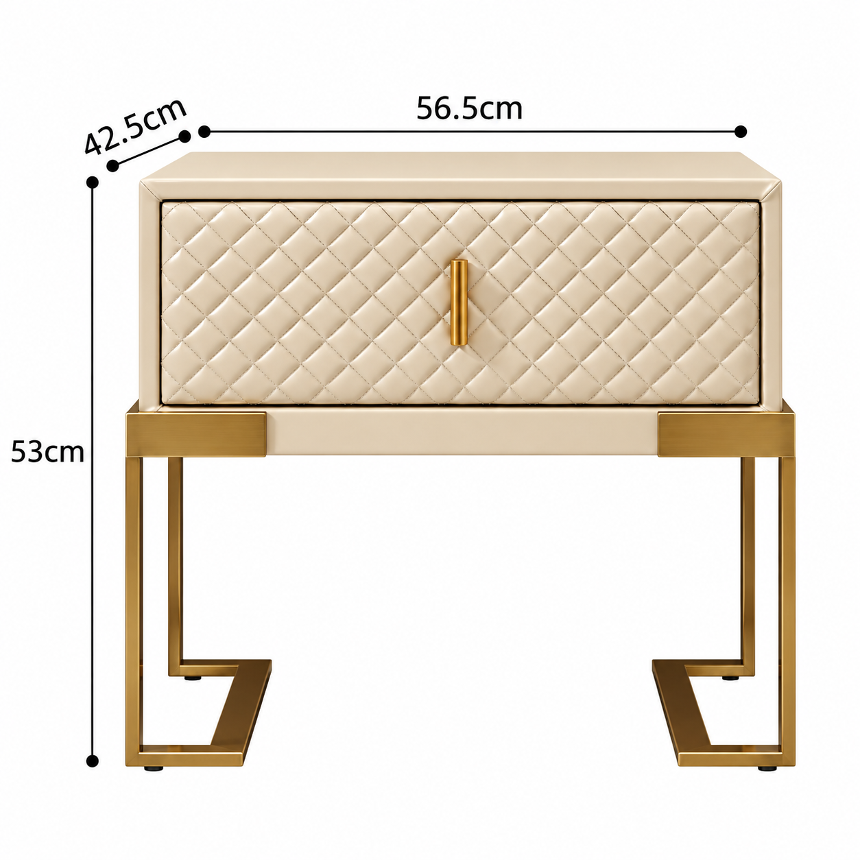 Mid- Century Luxury Bed Side Table - Image 4