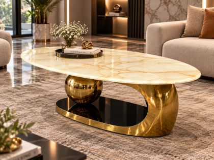 Oval Opulence Table