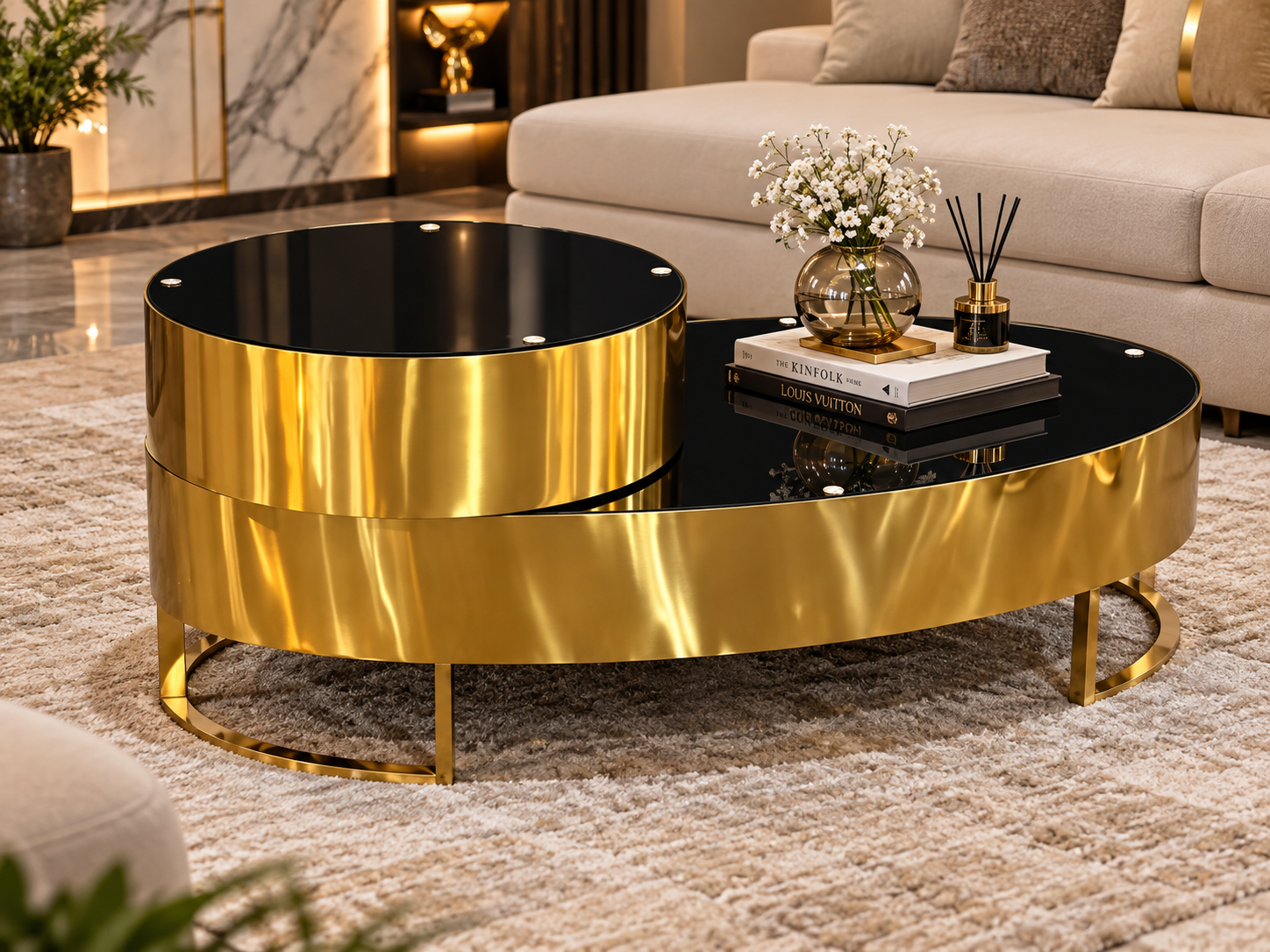 Enzo Oval Opulence Table