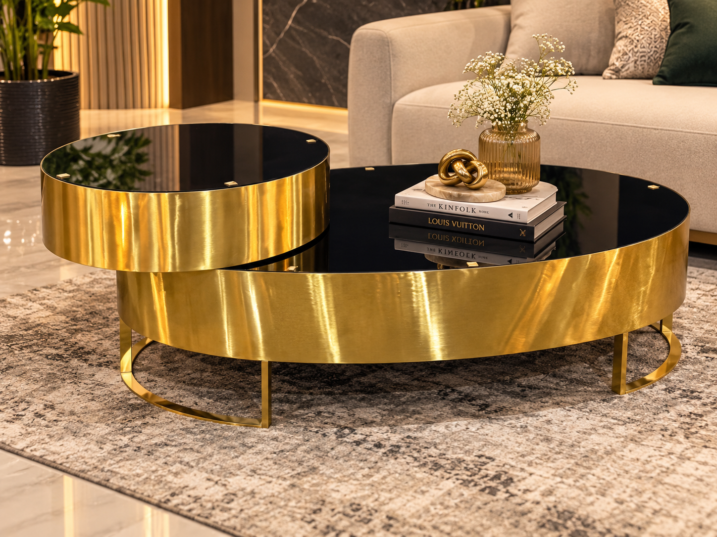 Enzo Oval Opulence Table - Image 2