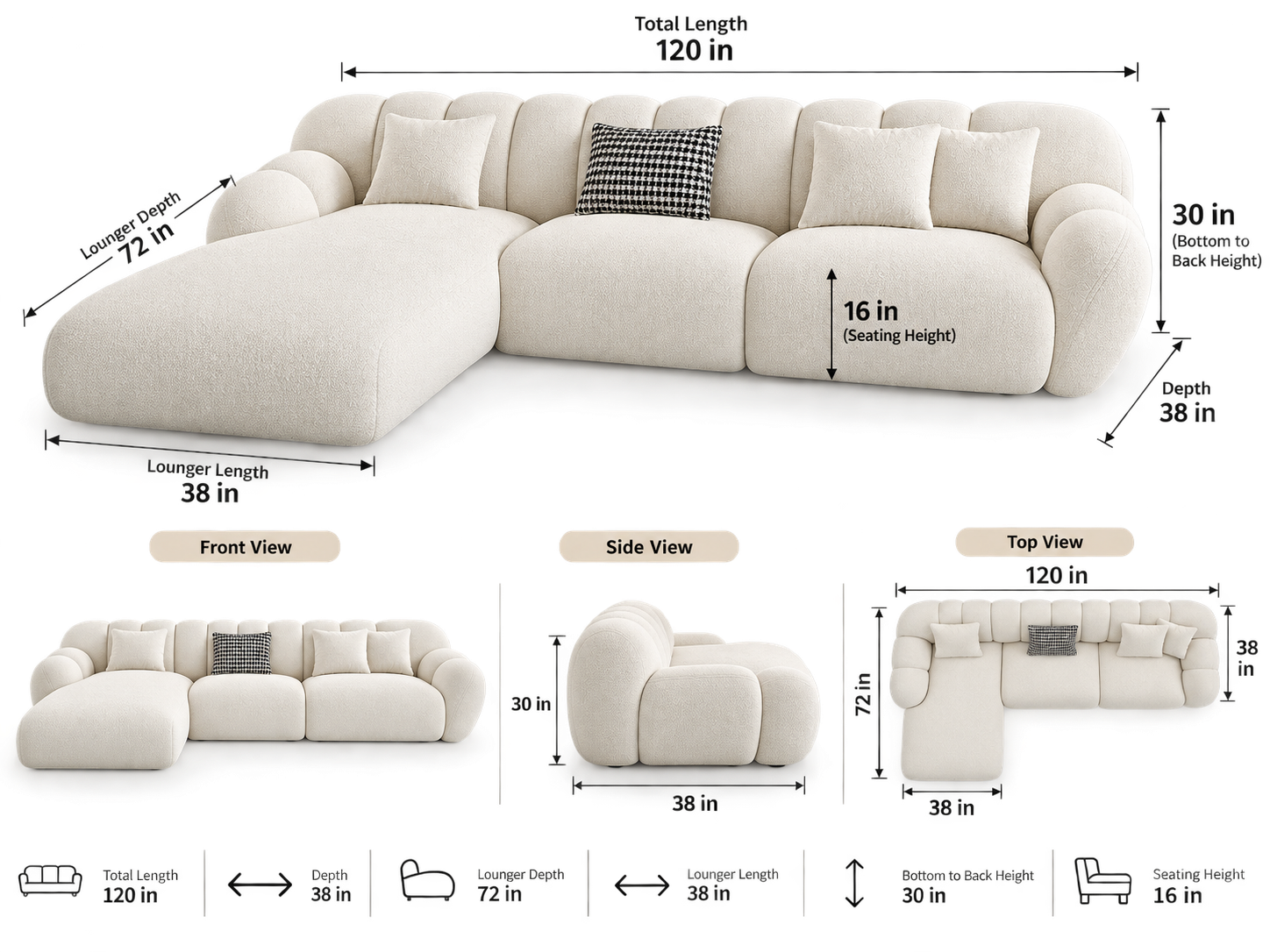 Waverly Sectional Sofa - Image 3