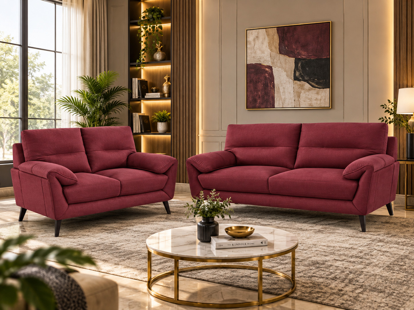 Gretta Sofa Set – Premium Bouclé Fabric