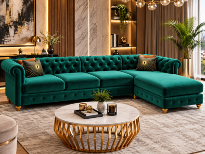Watson Chesterfield Sectional Sofa