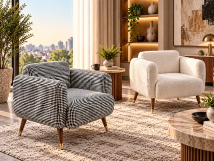 Rochelle Boucle Premium Accent chair