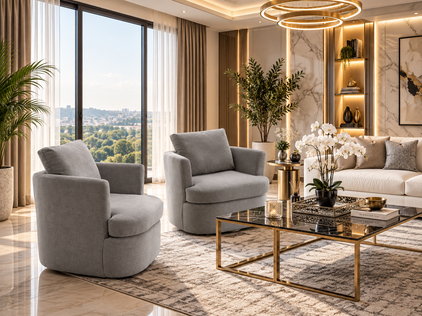 Eclipse Accent Swivel Chair