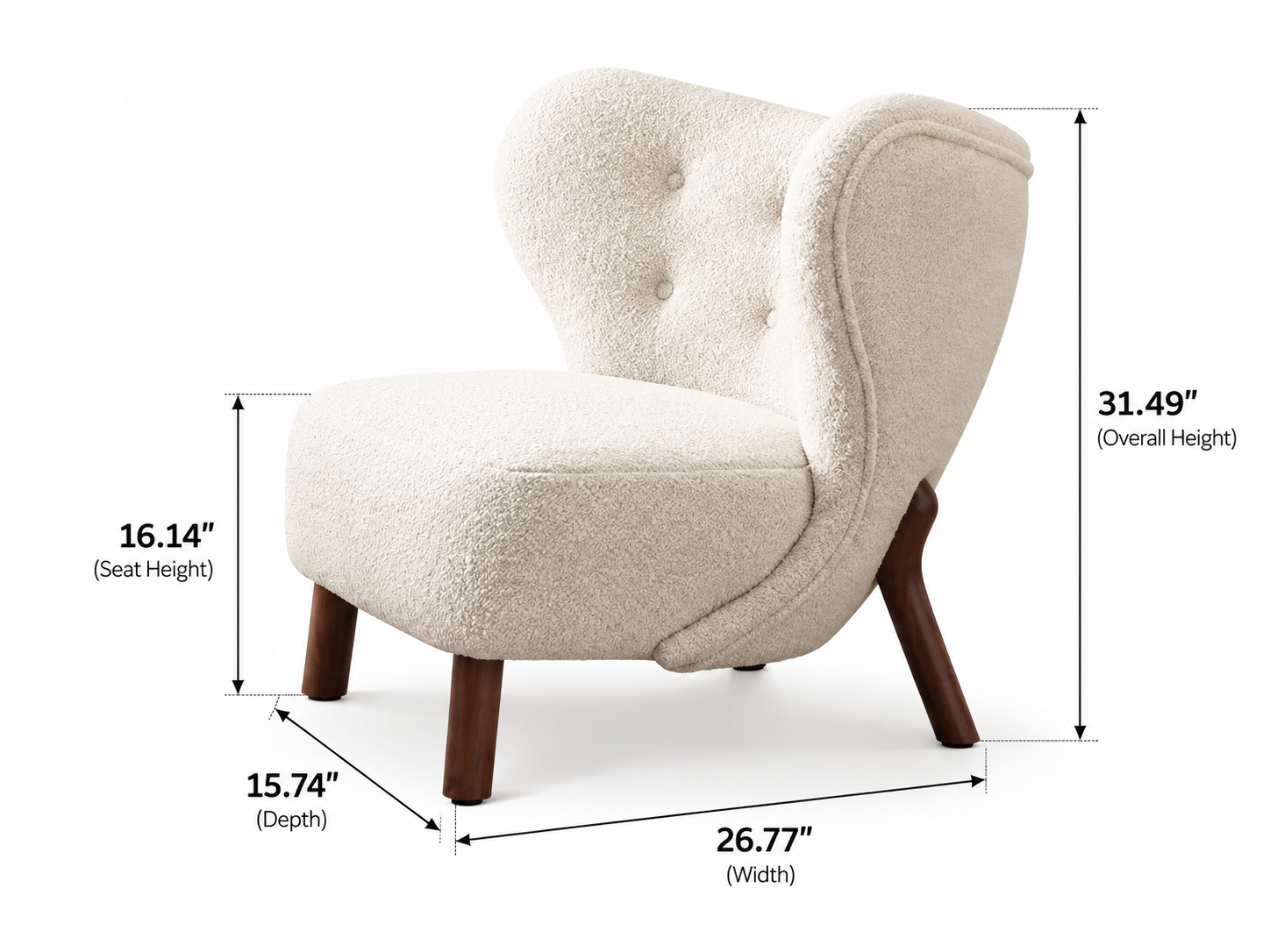 Reno Luxury Accent Chair With Legrest - Image 7
