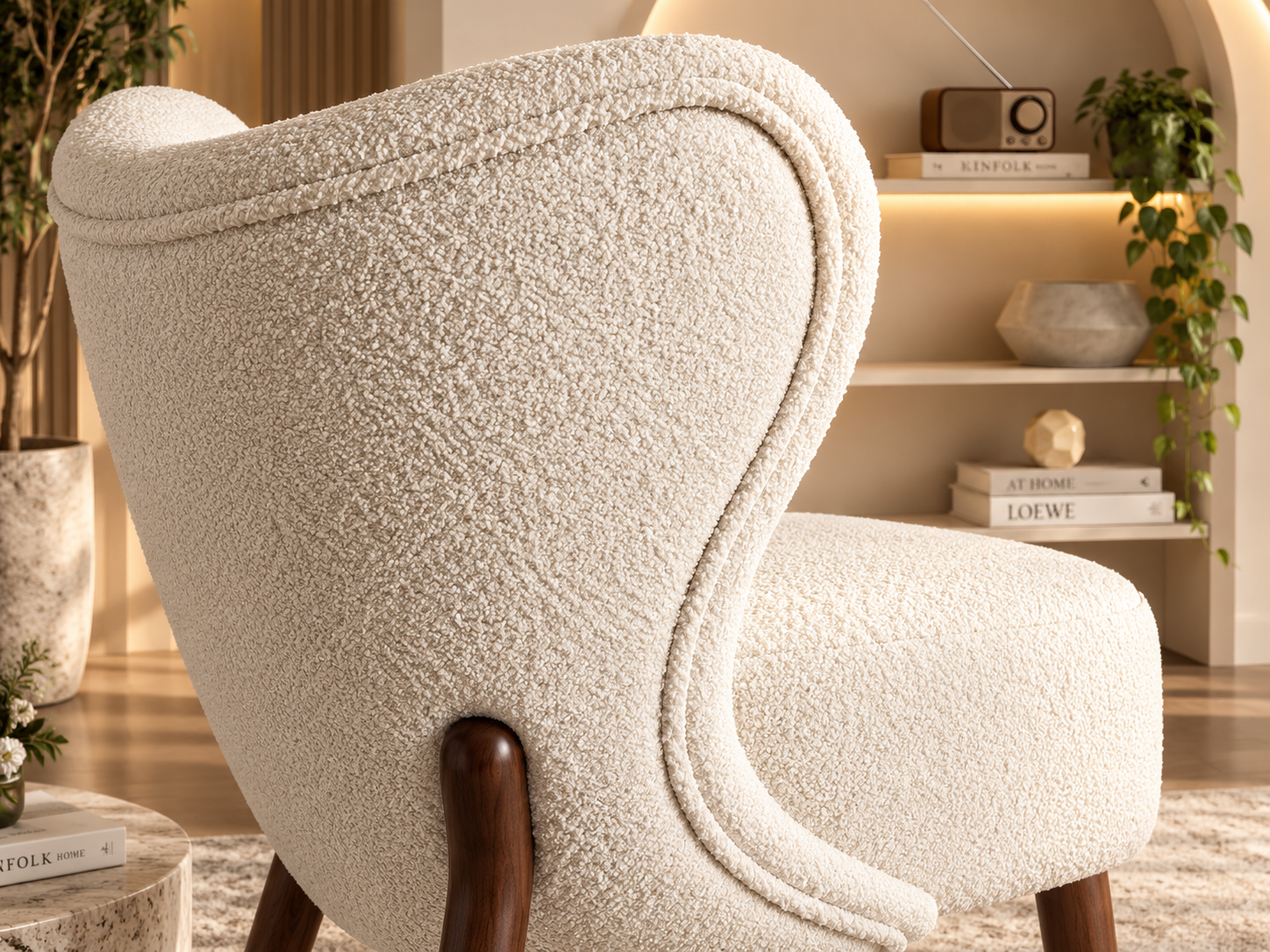 Reno Luxury Accent Chair With Legrest - Image 6