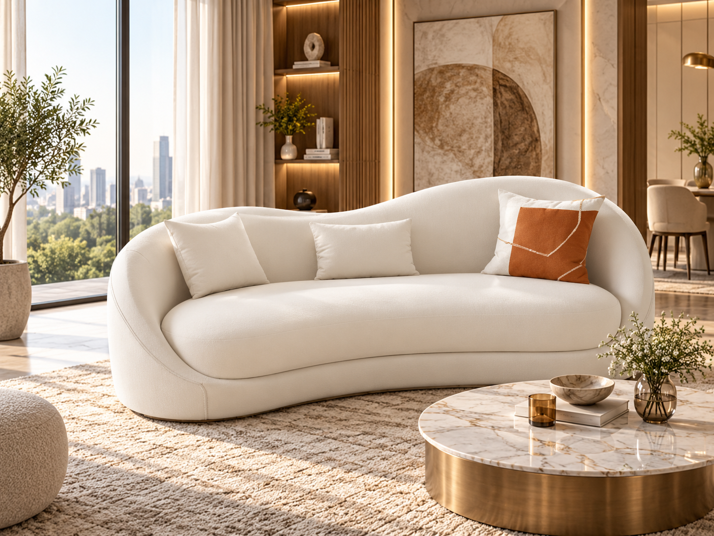 Serena Curve Sofa - Image 2