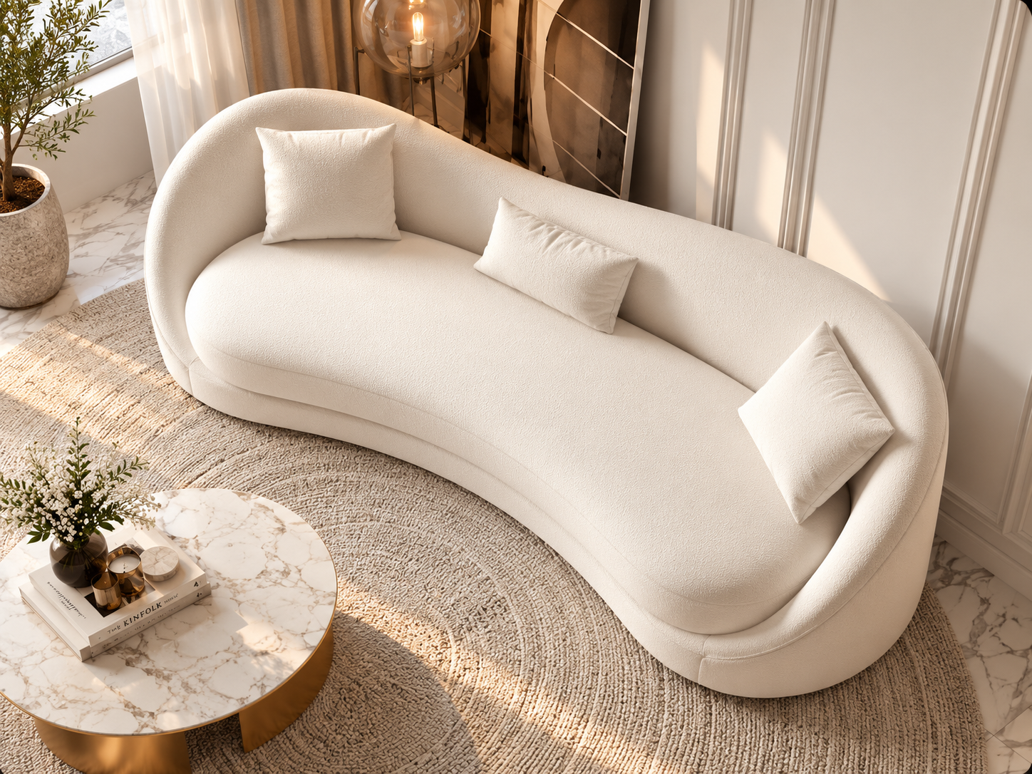 Serena Curve Sofa - Image 3