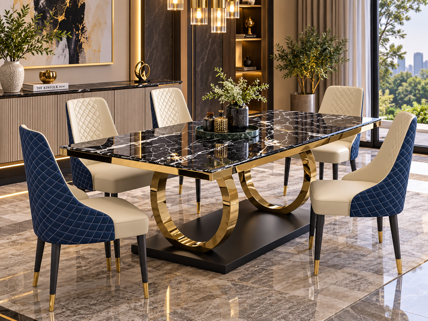 Caribu 6 Seater Dining Table