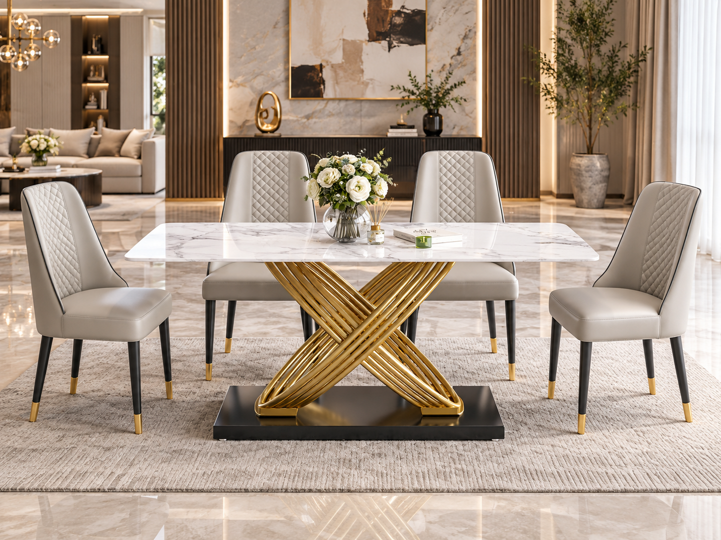 Paloma 6 Seater Dining Table