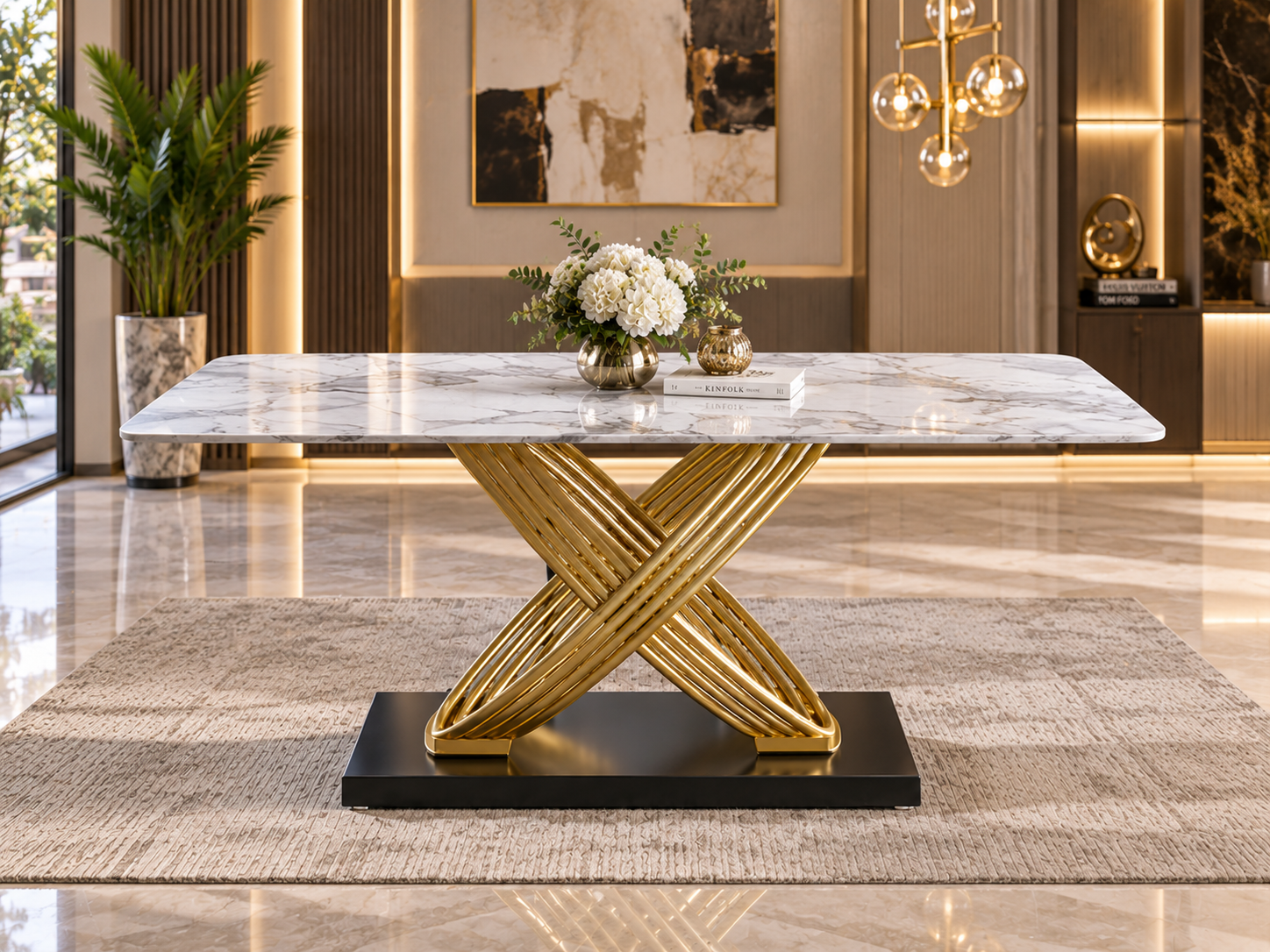 Paloma 6 Seater Dining Table - Image 2